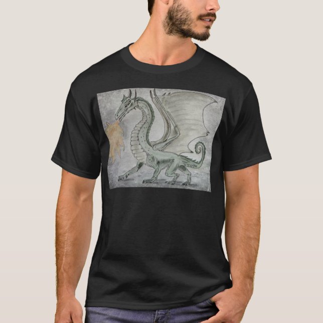 Fire Breathing Dragon T-Shirt (Front)