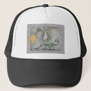 Fire Breathing Dragon Trucker Hat
