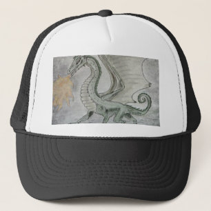 Fire Breathing Dragon Trucker Hat