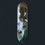 Fire Breathing Dragon Wyvern Medieval Castle Skateboard<br><div class="desc">This design may be personalized by choosing the customize option to add text or make other changes. If this product has the option to transfer the design to another item, please make sure to adjust the design to fit if needed. Contact me at colorflowcreations@gmail.com if you wish to have this...</div>