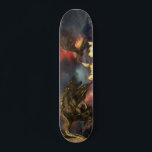 Fire Breathing Dragon Wyvern Volcano Lava Skateboard<br><div class="desc">This design may be personalised by choosing the customise option to add text or make other changes. If this product has the option to transfer the design to another item, please make sure to adjust the design to fit if needed. Contact me at colorflowcreations@gmail.com if you wish to have this...</div>