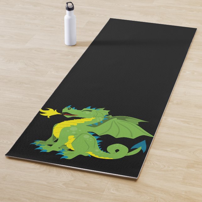 Fire-Breathing Dragon Yoga Mat (In Situ)
