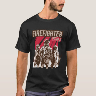 Fire Brigade Team For Fire As Fire Brigade T-Shirt