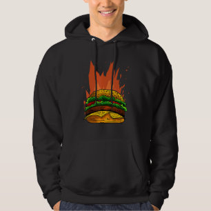 Fire Burger I Cheeseburger I Burger Hoodie