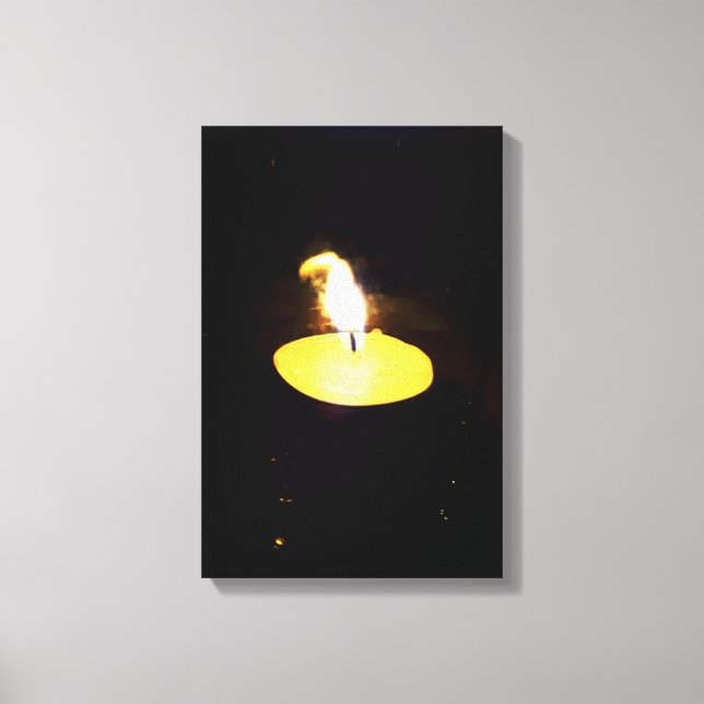 fire canvas print (Front)