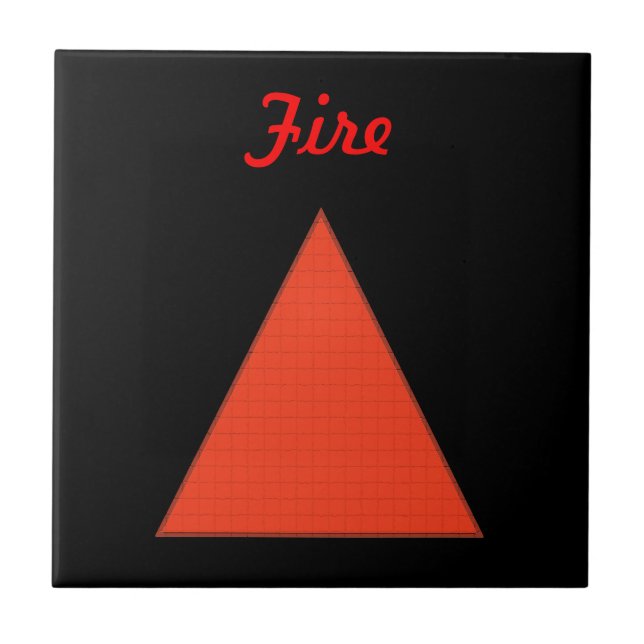 Fire Ceramic Tile (Front)