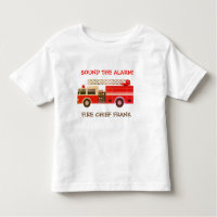 Fire Chief Fire Truck Fire Engine Toddler T-shirt