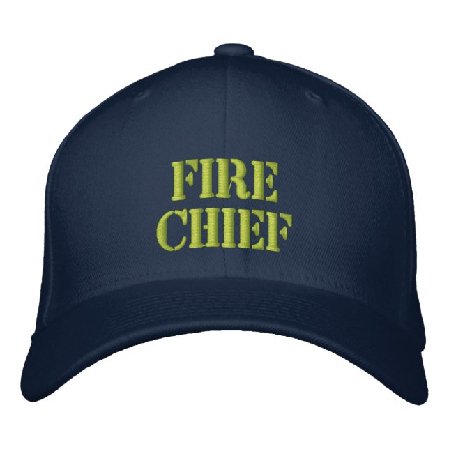 Fire Chief-Hat Embroidered Hat (Front)