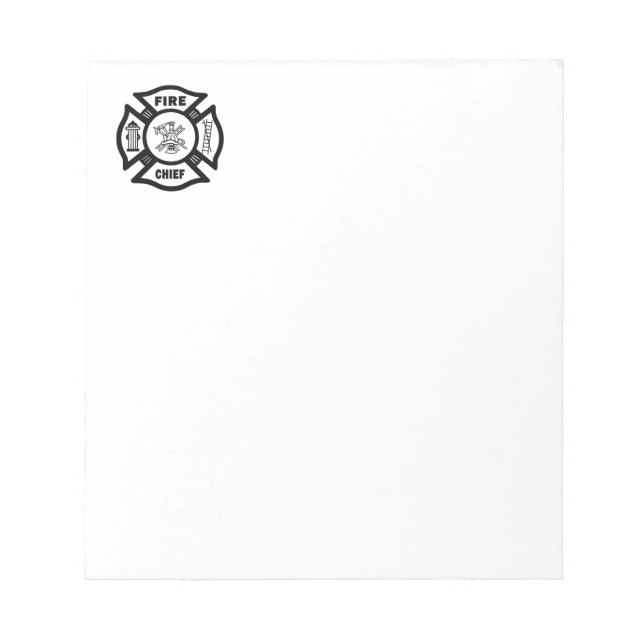 Fire Chief Notepad (Front)