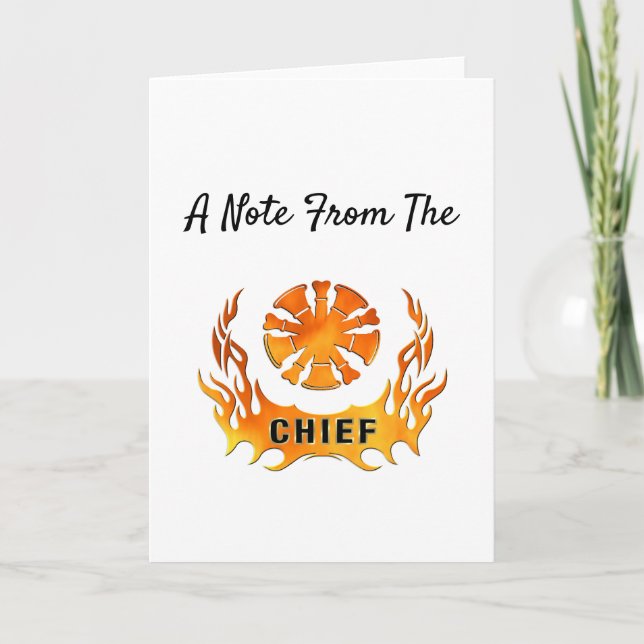 Fire Chief Notes (Front)