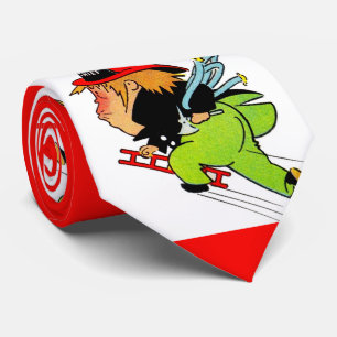 fire chief print tie