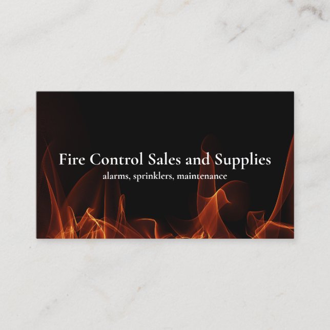 Fire Control Business Card (Front)