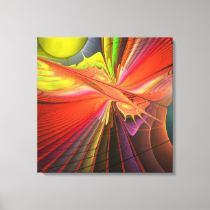 Fire dance canvas print