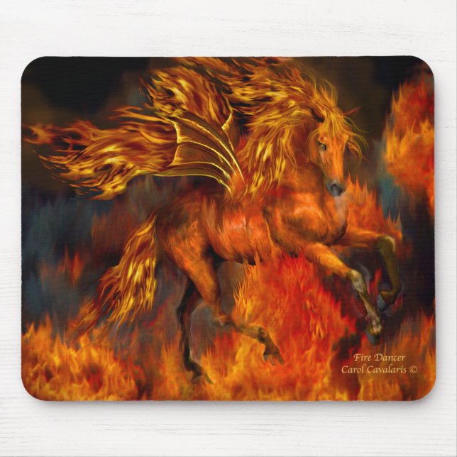 Fire Dancer Fantasy Mousepad (Front)