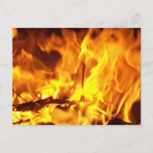 Fire Dancing Postcard