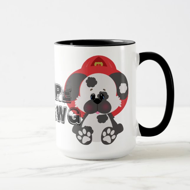 Fire Dawg Ringer Mug (Right)