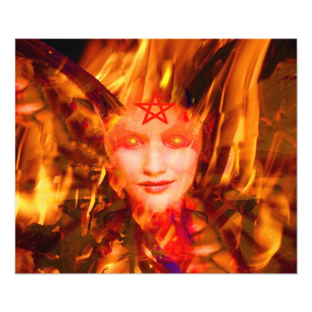 Fire Demon Photo Print (Front)