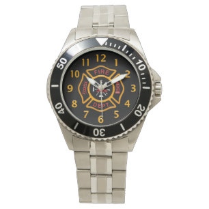 Fire Department Badge Black Watch