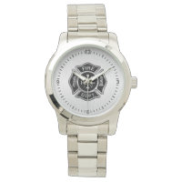 Fire Department Badge Silver