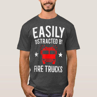 Fire Department Brigade Fire Truck  T-Shirt