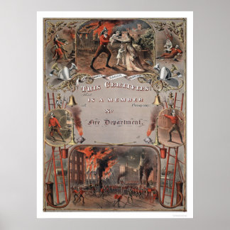Fire Department Certificate Print