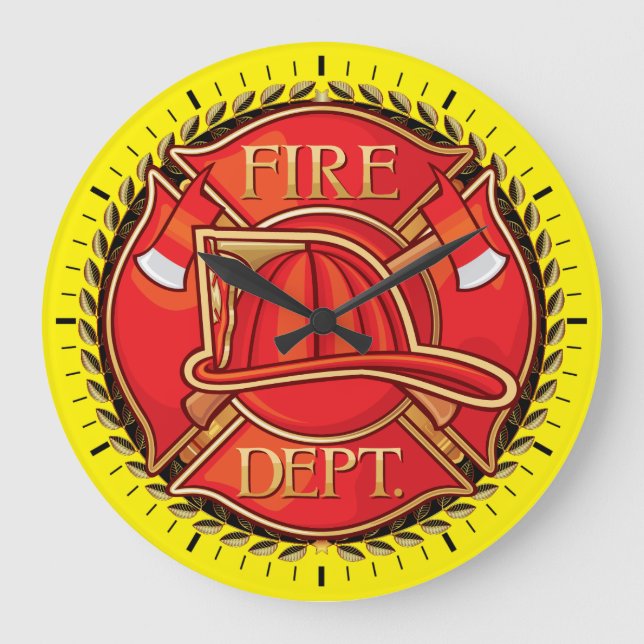 Fire Department Clock (Front)