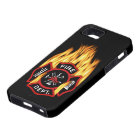 Fire Department Flaming Badge
