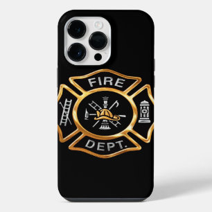 Fire Department Gold Badge iPhone Case