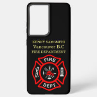 Fire Department logo Black And Red Badge