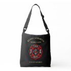 Fire Department logo Black And Red Badge