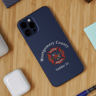 Fire Department Logo Custom iPhone 13 Pro Max Case