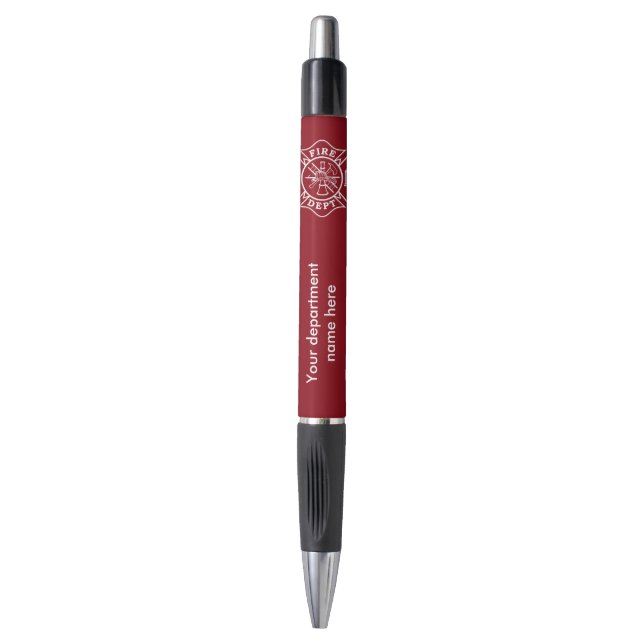 Fire Department Maltese Cross Pen (Front Vertical)