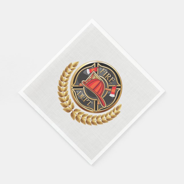 Fire Department Napkin (Corner)