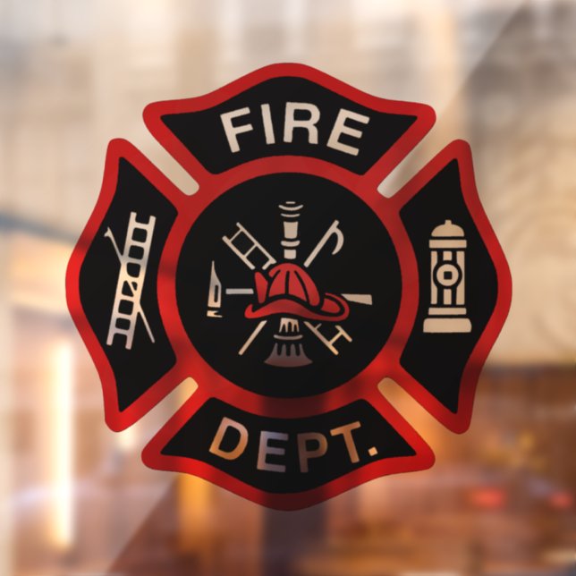 Fire Department Red Maltese Cross (Sheet 2)