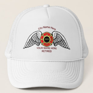 Fire Department Rescue Squad Custom Hat