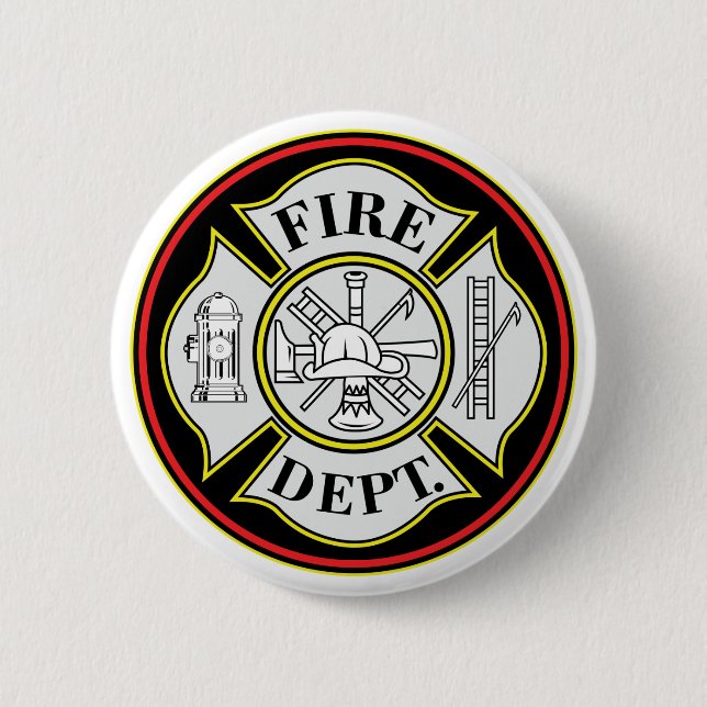Fire Department Round Badge (Front)