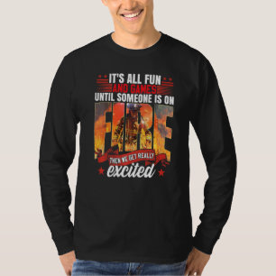 Fire Department Wildland Fireman Firefighter T-Shirt