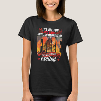 Fire Department Wildland Fireman Firefighter T-Shirt