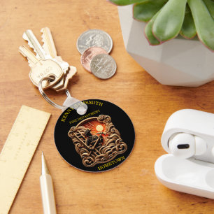 Fire Departments Badge Of Everyday Heroes Key Ring