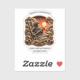 Fire Departments Badge symbolizing bravery