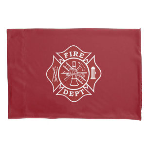 Fire Dept / Firefighter Pillowcase, Qty1 std size Pillowcase