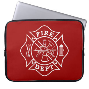 Fire Dept Maltese Cross Laptop Bag
