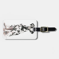 Fire Dog Luggage Tag