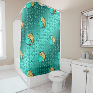 Fire Dog Shower Curtain