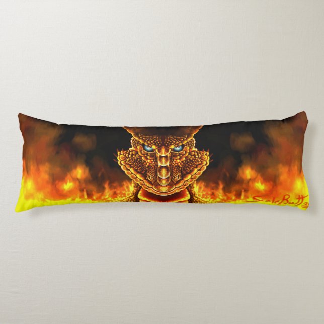 Fire Dragon  Body Cushion (Front)
