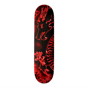 Fire Dragon Element Custom Pro Park Board Skateboard