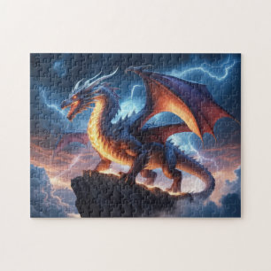Fire Dragon Fantasy Puzzle for Game Lovers