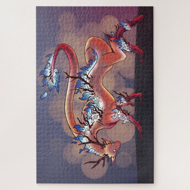 Fire Dragon Jigsaw Puzzle (Vertical)