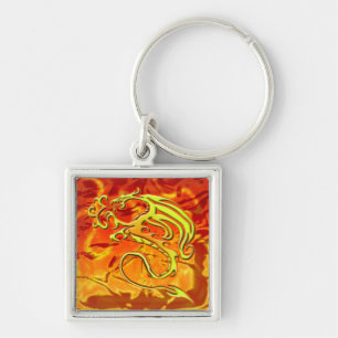 Fire Dragon Keychain