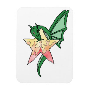 Fire Dragon Magnet